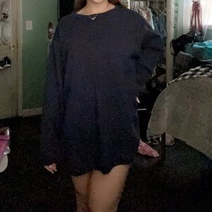 Blue sweatshirt